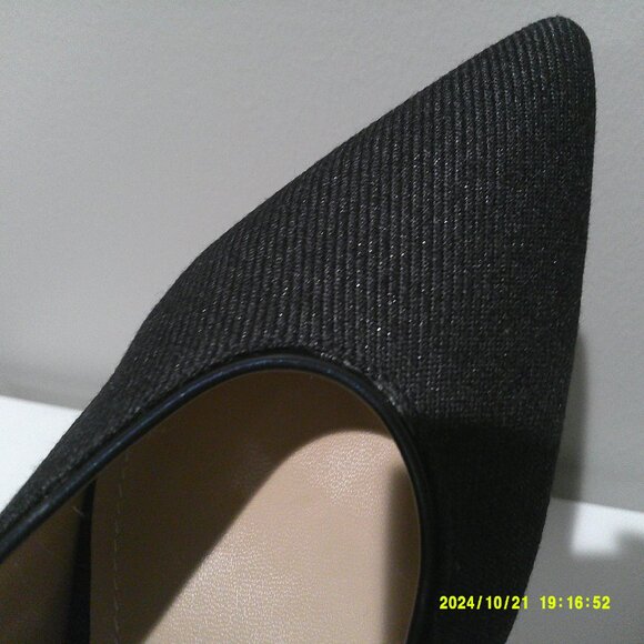 J. Renee Navy Blue Fabric Pump - Picture 6 of 10